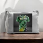 Canvas Pouch with Handle and Zipper Thumbnail