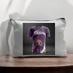 Canvas Pouch with Handle and Zipper Thumbnail