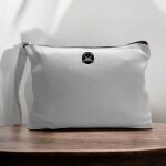 Canvas Pouch with Handle and Zipper Thumbnail