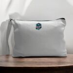 Canvas Pouch with Handle and Zipper Thumbnail