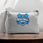 Canvas Pouch with Handle and Zipper Thumbnail