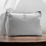 Canvas Pouch with Handle and Zipper Thumbnail