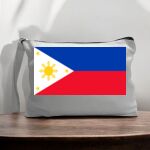 Canvas Pouch with Handle and Zipper Thumbnail