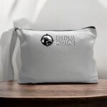 Canvas Pouch with Handle and Zipper Thumbnail