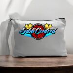 Canvas Pouch with Handle and Zipper Thumbnail