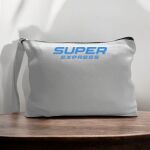 Canvas Pouch with Handle and Zipper Thumbnail