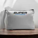 Canvas Pouch with Handle and Zipper Thumbnail