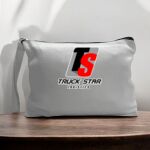 Canvas Pouch with Handle and Zipper Thumbnail