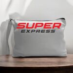 Canvas Pouch with Handle and Zipper Thumbnail