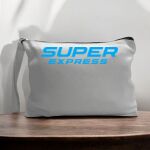 Canvas Pouch with Handle and Zipper Thumbnail