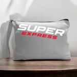 Canvas Pouch with Handle and Zipper Thumbnail