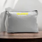 Canvas Pouch with Handle and Zipper Thumbnail