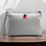 Canvas Pouch with Handle and Zipper Thumbnail