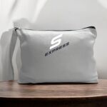 Canvas Pouch with Handle and Zipper Thumbnail