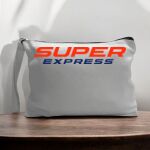 Canvas Pouch with Handle and Zipper Thumbnail