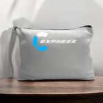 Canvas Pouch with Handle and Zipper Thumbnail