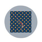 8" Round MDF Clock Thumbnail