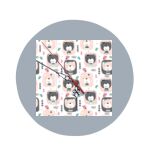 8" Round MDF Clock Thumbnail