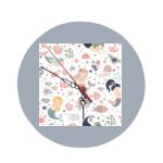 8" Round MDF Clock Thumbnail