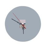 8" Round MDF Clock Thumbnail
