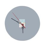 8" Round MDF Clock Thumbnail