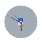 8" Round MDF Clock Thumbnail