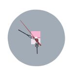 8" Round MDF Clock Thumbnail