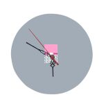 8" Round MDF Clock Thumbnail