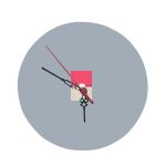 8" Round MDF Clock Thumbnail