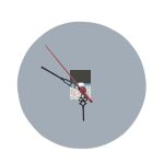 8" Round MDF Clock Thumbnail