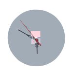 8" Round MDF Clock Thumbnail