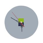 8" Round MDF Clock Thumbnail
