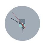 8" Round MDF Clock Thumbnail