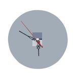 8" Round MDF Clock Thumbnail