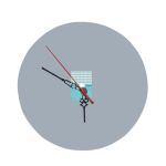 8" Round MDF Clock Thumbnail