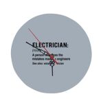 8" Round MDF Clock Thumbnail