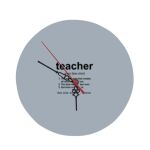 8" Round MDF Clock Thumbnail