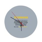 8" Round MDF Clock Thumbnail