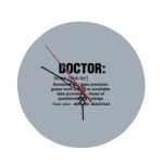 8" Round MDF Clock Thumbnail