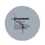 8" Round MDF Clock Thumbnail