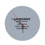 8" Round MDF Clock Thumbnail