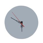 8" Round MDF Clock Thumbnail