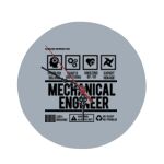 8" Round MDF Clock Thumbnail