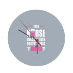 8" Round MDF Clock Thumbnail