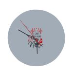8" Round MDF Clock Thumbnail