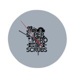 8" Round MDF Clock Thumbnail