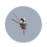 8" Round MDF Clock Thumbnail