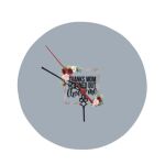 8" Round MDF Clock Thumbnail