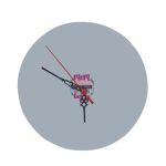 8" Round MDF Clock Thumbnail