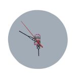 8" Round MDF Clock Thumbnail